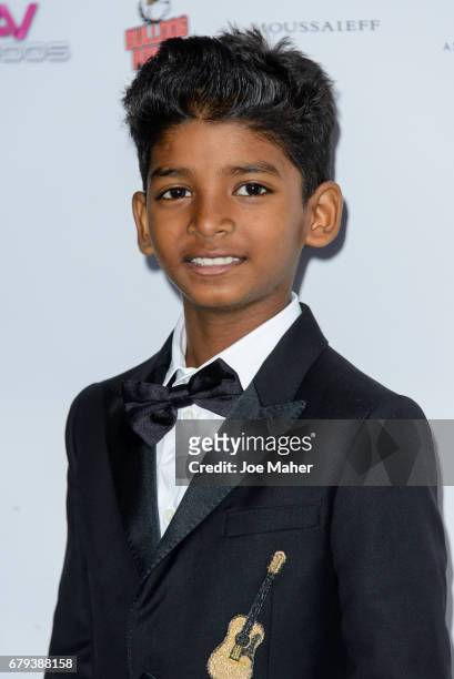 Sunny Pawar attends The Asian Awards at Hilton Park Lane on May 5, 2017 in London, England.