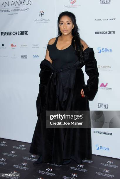 Rita Mahrez attends The Asian Awards at Hilton Park Lane on May 5, 2017 in London, England.