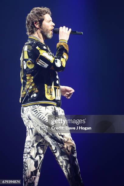 Howard Donald of Take That performs on the opening night of Wonderland Live 2017 at Genting Arena on May 5, 2017 in Birmingham, United Kingdom.