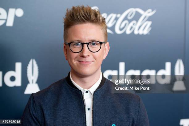 Tyler Oakley attends the 2017 GLAAD Rising Stars Luncheon at The Hilton Midtown on May 5, 2017 in New York City.