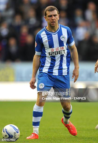 Wigan Athletic's James McArthur.