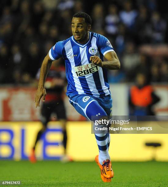 Wigan Athletic's Nicky Maynard.