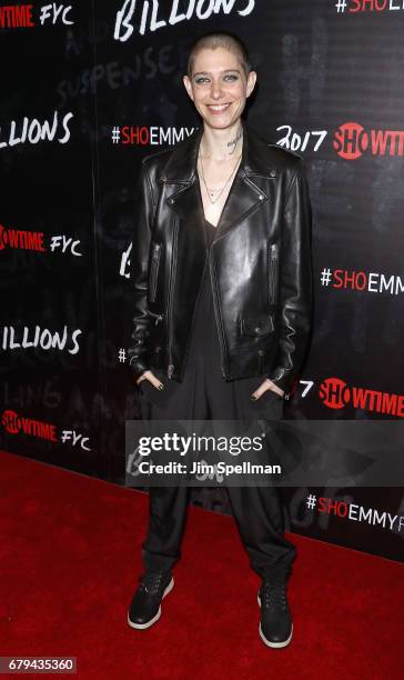 Actor Asia Kate Dillon attends Showtime's "Billions" For Your Consideration red carpet event at NYIT Auditorium on May 5, 2017 in New York City.