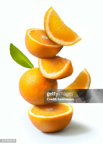 oranges stack still life. - high fibre diet ストックフォトと画像