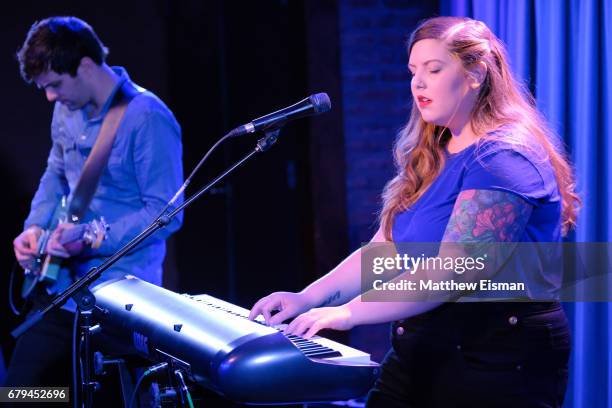 Singer/ songwriter Mary Lambert performs live on stage to celebrate the release of her new album, "Bold", at Subculture on May 5, 2017 in New York...