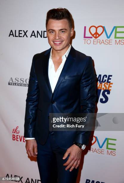 Singer Shawn Hook attends the 24th Annual Race To Erase MS Gala at The Beverly Hilton Hotel on May 5, 2017 in Beverly Hills, California.