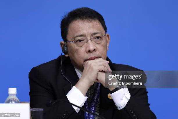 Diwa Guinigundo, deputy governor of Bangko Sentral ng Pilipinas, attends a news conference following the 20th ASEAN+3 Finance Ministers and Central...