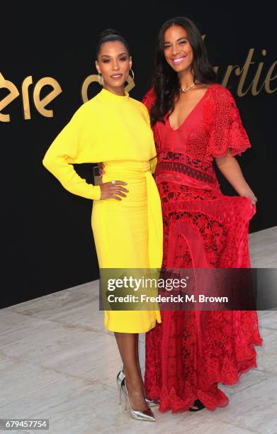 Actor Brooklyn Sudano and singer-songwriter Amanda Sudano attend Panthere De Cartier Party In LA at Milk Studios on May 5, 2017 in Los Angeles,...