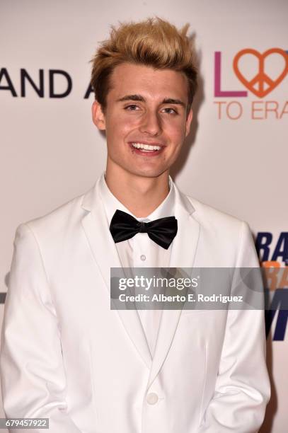 Influencer Christian Collins attends the 24th Annual Race To Erase MS Gala at The Beverly Hilton Hotel on May 5, 2017 in Beverly Hills, California.