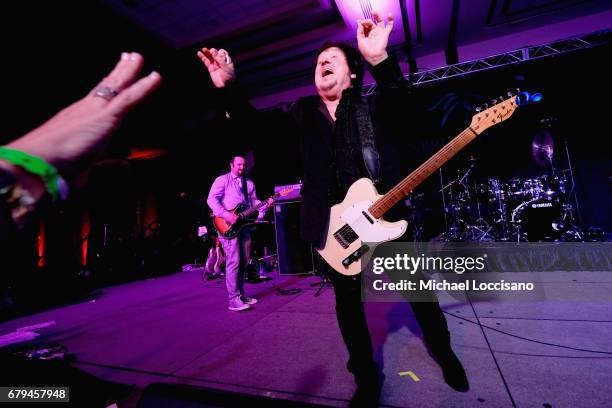 Musician Wally Palmar of The Romantics performs on stage during the Unbridled Eve Gala for the 143rd Kentucky Derby at the Galt House Hotel & Suites...