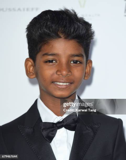 Sunny Pawar attends The Asian Awards at the Hilton Park Lane on May 5, 2017 in London, England.