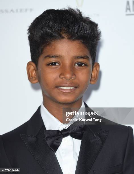 Sunny Pawar attends The Asian Awards at the Hilton Park Lane on May 5, 2017 in London, England.