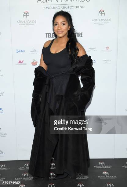 Rita Mahrez attends The Asian Awards at the Hilton Park Lane on May 5, 2017 in London, England.