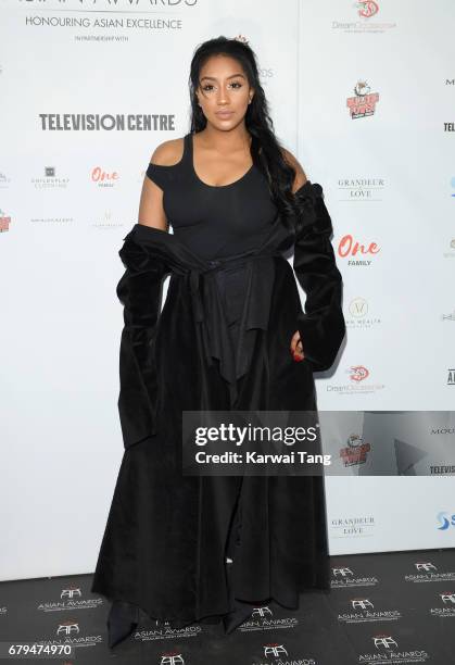 Rita Mahrez attends The Asian Awards at the Hilton Park Lane on May 5, 2017 in London, England.