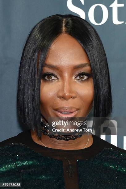 Naomi Campbell attends The Sean Penn & Friends Haiti Takes Root benefit dinner and auction supporting J/P Haitian Relief Organization at Sotheby's on...