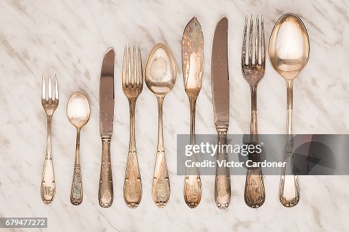 Old pieces of cutlery Old pieces of cutlery