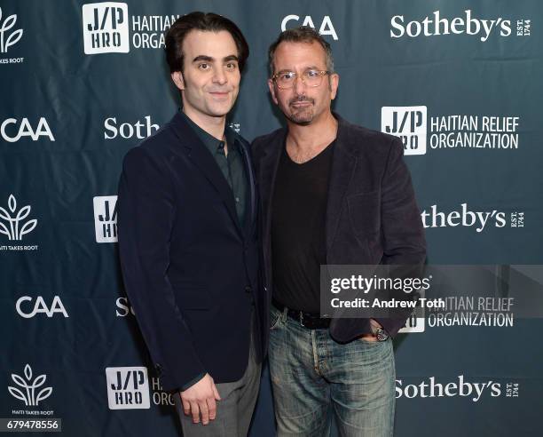 Nicholas Jarecki and Andrew Jarecki attend The Sean Penn & Friends Haiti Takes Root benefit dinner and auction supporting J/P Haitian Relief...