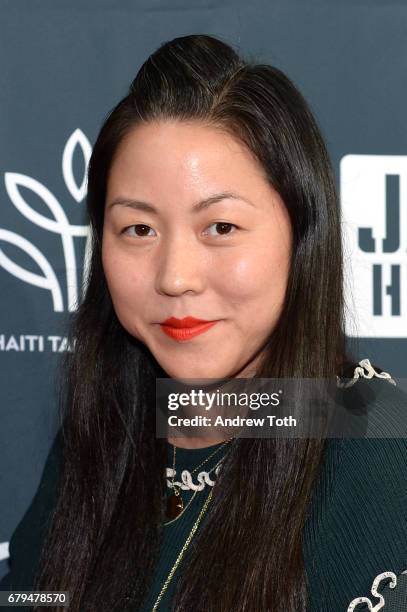 Designer Carol Lim attends The Sean Penn & Friends Haiti Takes Root benefit dinner and auction supporting J/P Haitian Relief Organization at...