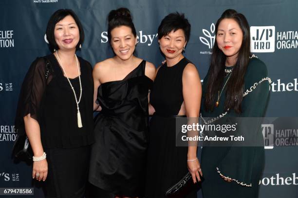 At J/P HRO Ann Lee and designer Carol Lim attend The Sean Penn & Friends Haiti Takes Root benefit dinner and auction supporting J/P Haitian Relief...