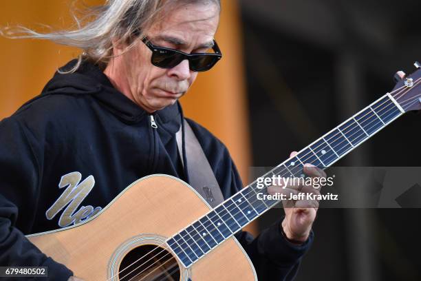 Tim Reynolds performs onstage during day 5 of the 2017 New Orleans Jazz & Heritage Festival at Fair Grounds Race Course on May 5, 2017 in New...