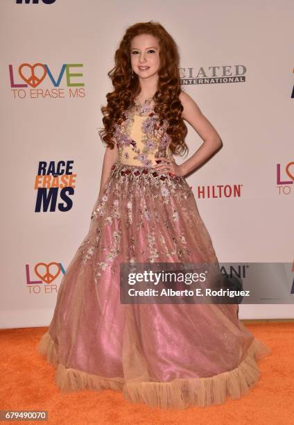 Actor Francesca Capaldi attends the 24th Annual Race To Erase MS Gala at The Beverly Hilton Hotel on May 5, 2017 in Beverly Hills, California.