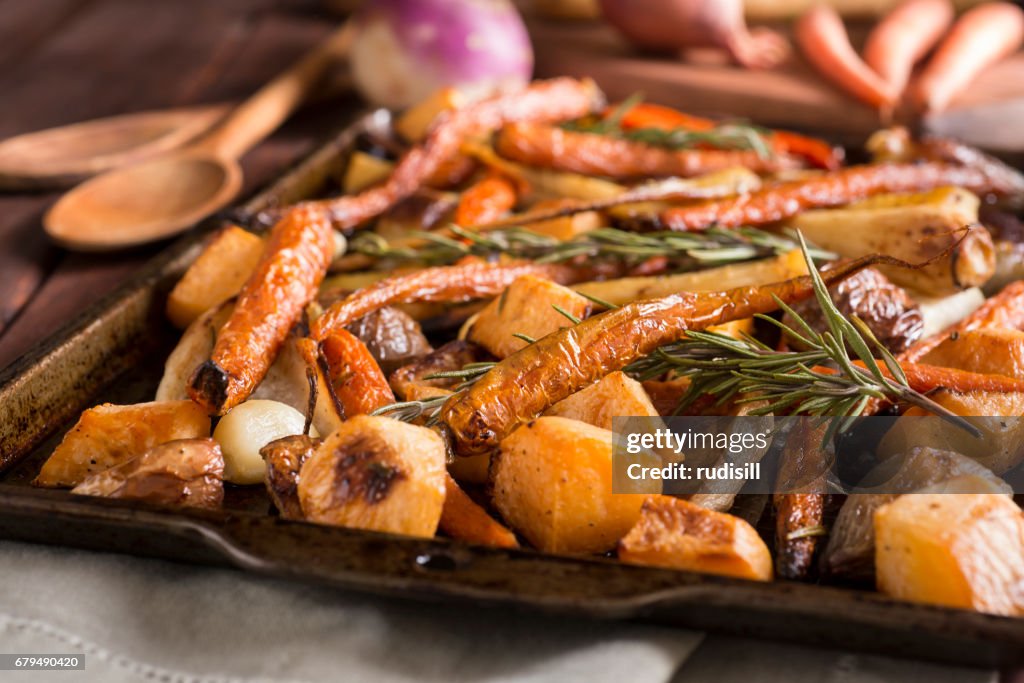 Légumes racines rôtis