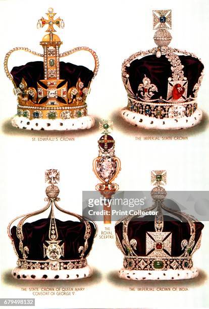 Symbols of Imperial Majesty, c1935. From 'The Illustrated London News Silver Jubilee Record Number 1910-1935'. [The Illustrated London News and...