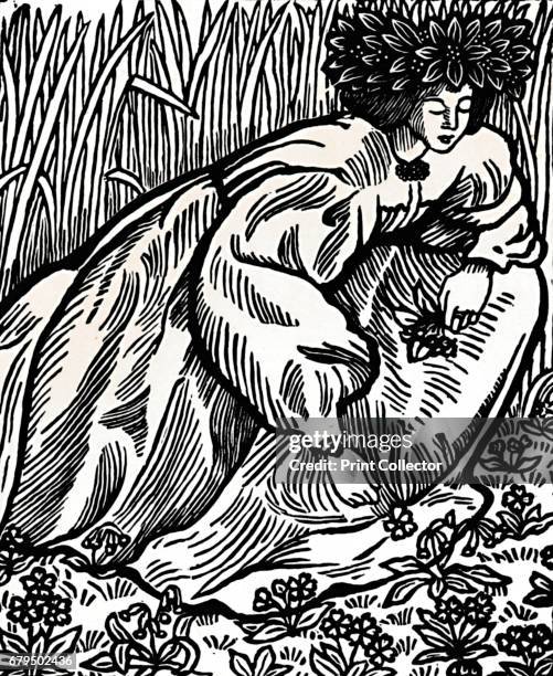 The Poems of Ronsard. Original Woodcut' . Pierre de Ronsard was a French poet or, as his own generation in France called him, a prince of poets. From...