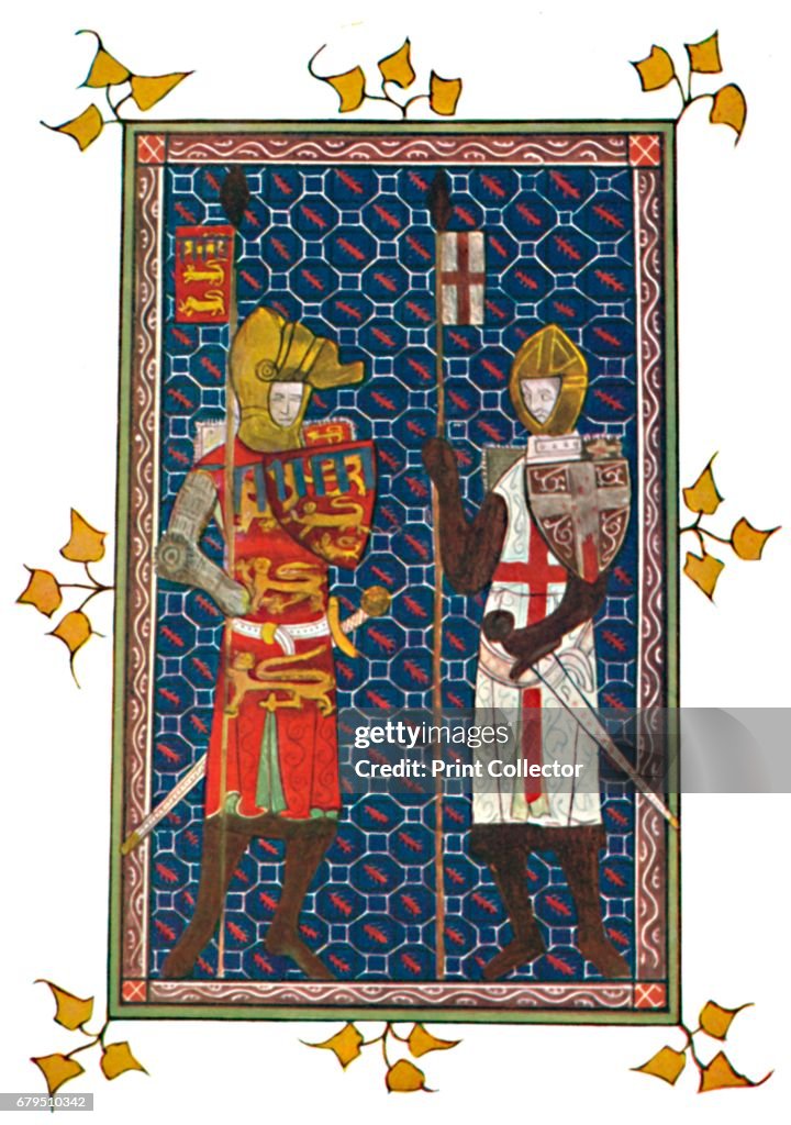 St George And Plantagenet Earl Of Lancaster Circa 1295
