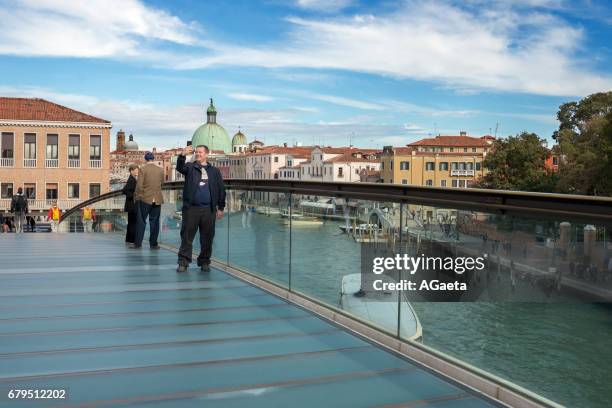 venice, italy - ponte della costituzione stock pictures, royalty-free photos & images