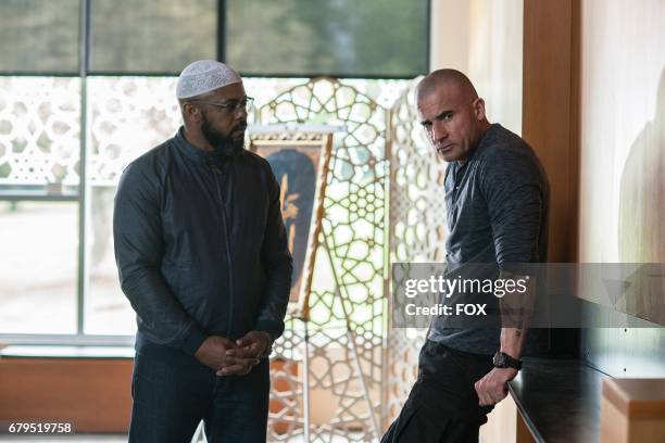 Rockmond Dunbar and Dominic Purcell in the all-new Ogygia event series premiere episode of PRISON BREAK airing Tuesday, April 4 , on FOX.