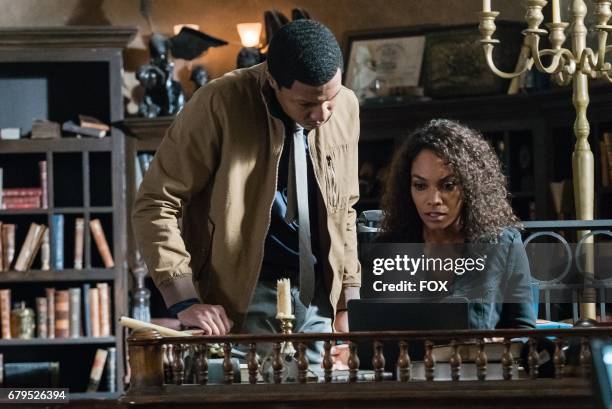 Jerry MacKinnon and Lyndie Greenwood in the "Tomorrow" episode of SLEEPY HOLLOW airing Friday, March 24 on FOX.