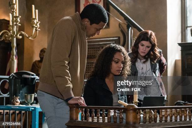 Jerry MacKinnon, Lyndie Greenwood and Rachel Melvin in the "Tomorrow" episode of SLEEPY HOLLOW airing Friday, March 24 on FOX.