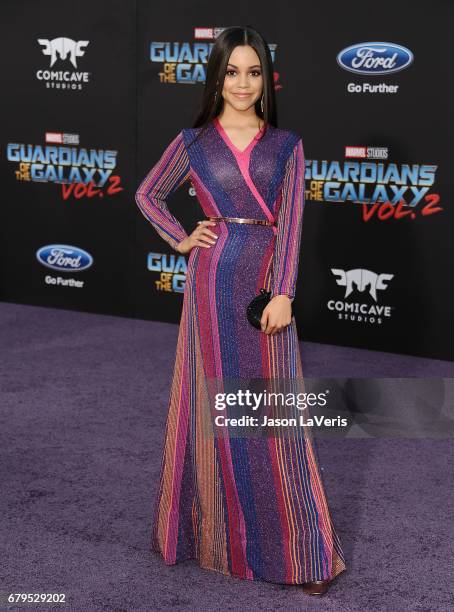 Actress Jenna Ortega attends the premiere of "Guardians of the Galaxy Vol. 2" at Dolby Theatre on April 19, 2017 in Hollywood, California.