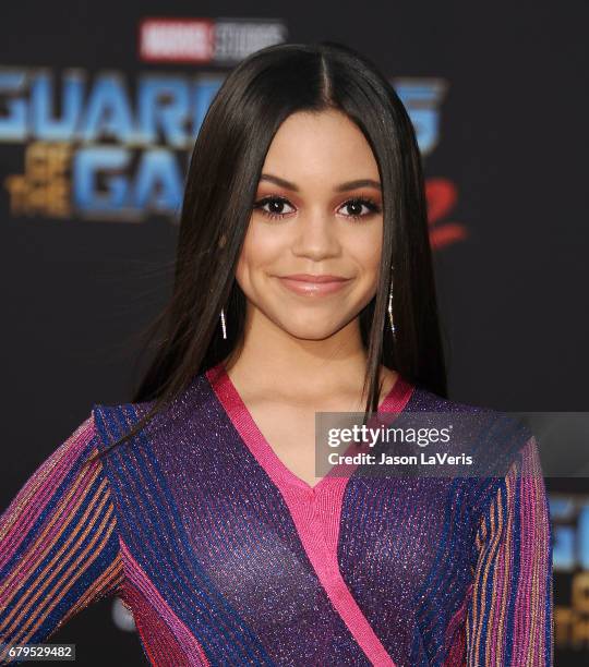 Actress Jenna Ortega attends the premiere of "Guardians of the Galaxy Vol. 2" at Dolby Theatre on April 19, 2017 in Hollywood, California.