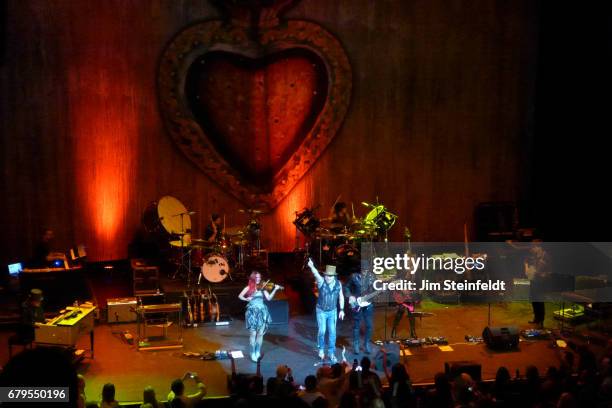 Italian rock singer Zucchero performs at the Saban Theatre in Los Angeles, California on March 17, 2017.