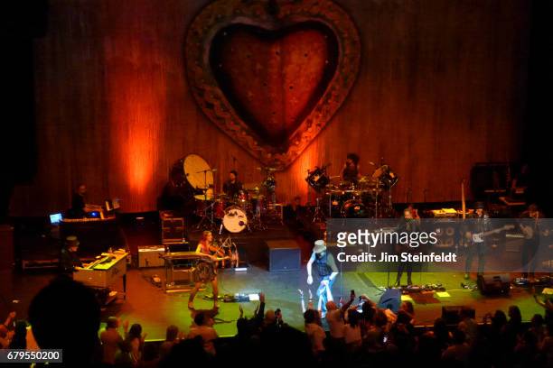 Italian rock singer Zucchero performs at the Saban Theatre in Los Angeles, California on March 17, 2017.