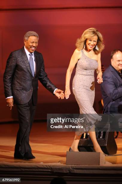Marilyn McCoo and Billy Davis, Jr. Perform during 'City Winery Presents A Celebration of the Music of Jimmy Webb' at Carnegie Hall on May 3, 2017 in...