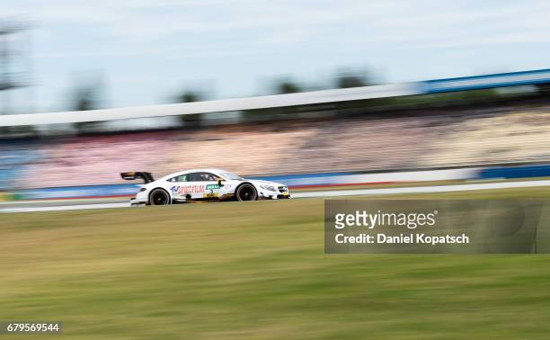 Paul Di Resta of Mercedes-AMG Motorsport Mercedes SILBERPFEIL Energy in action during the qualifying for race 1 of the DTM German Touring Car...