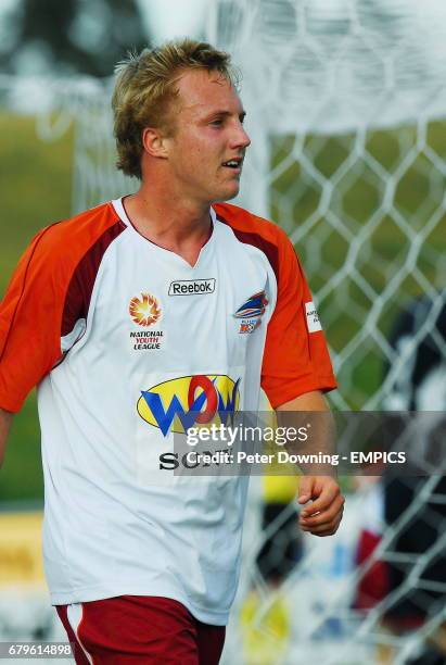 Queensland Roar striker Mitchell Nichols.