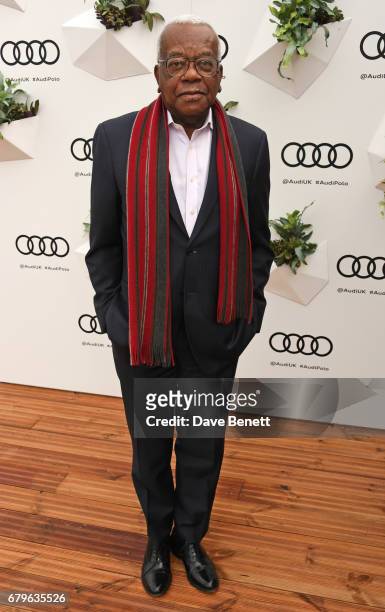 Sir Trevor McDonald attends the Audi Polo Challenge at Coworth Park on May 6, 2017 in Ascot, United Kingdom.