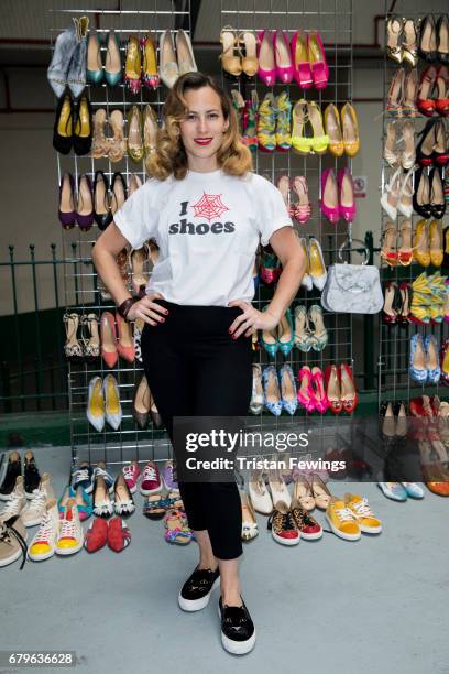 Charlotte Olympia attends the Women for Women International #SheInspiresMe car boot sale at Brewer Street Car Park on May 6, 2017 in London, England.