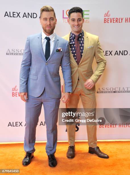 Lance Bass and Michael Turchin arrive at the 24th Annual Race To Erase MS Gala at The Beverly Hilton Hotel on May 5, 2017 in Beverly Hills,...