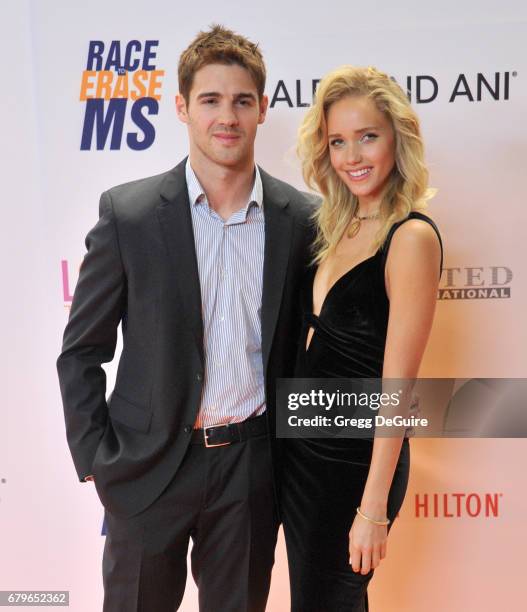 Steven R. McQueen and Allie Silva arrive at the 24th Annual Race To Erase MS Gala at The Beverly Hilton Hotel on May 5, 2017 in Beverly Hills,...