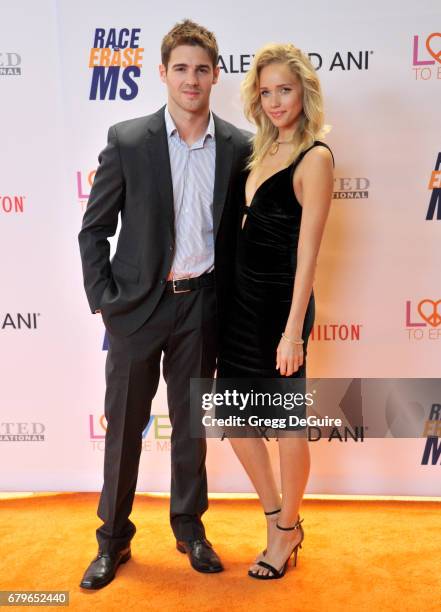 Steven R. McQueen and Allie Silva arrive at the 24th Annual Race To Erase MS Gala at The Beverly Hilton Hotel on May 5, 2017 in Beverly Hills,...