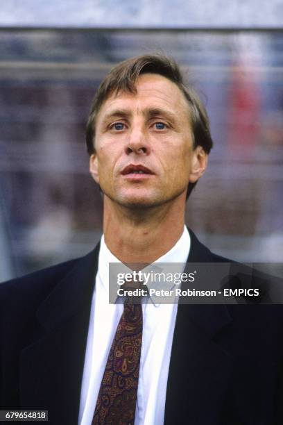 Barcelona Manager Johan Cruyff.