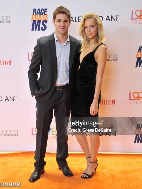 Steven R. McQueen and Allie Silva arrive at the 24th Annual Race To Erase MS Gala at The Beverly Hilton Hotel on May 5, 2017 in Beverly Hills,...