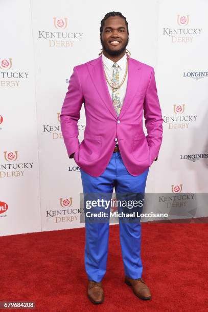 Lorenzo Mauldin attends the 143rd Kentucky Derby at Churchill Downs on May 6, 2017 in Louisville, Kentucky.