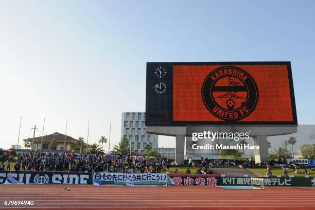 General view of the stadium prior to the J.League J3 match between Kagoshima United and Cerezo Osaka U-23 at Kamoike Stadium on May 6, 2017 in...