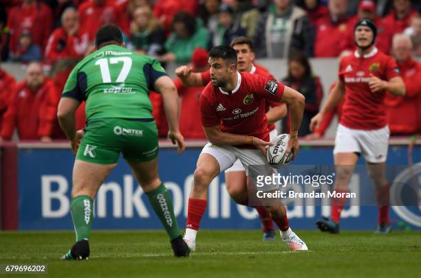 Munster , Ireland - 6 May 2017; Conor Murray of Munster during the Guinness PRO12 Round 22 match between Munster and Connacht at Thomond Park, in...